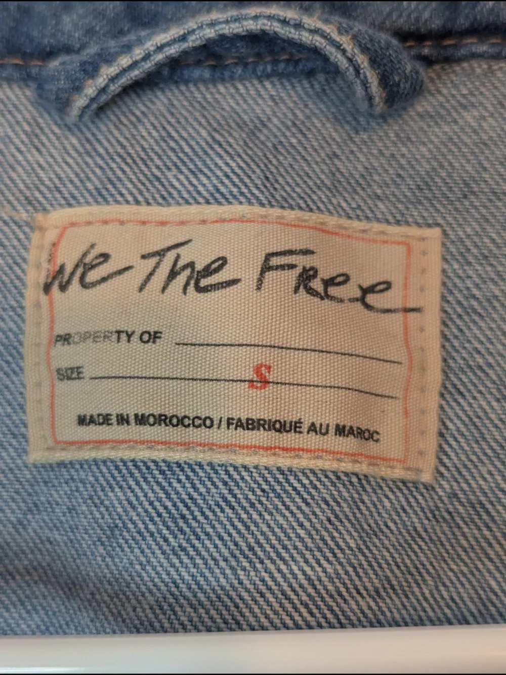Free People Suzy Oversized Denim Jacket - Size S - Picture 9 of 11
